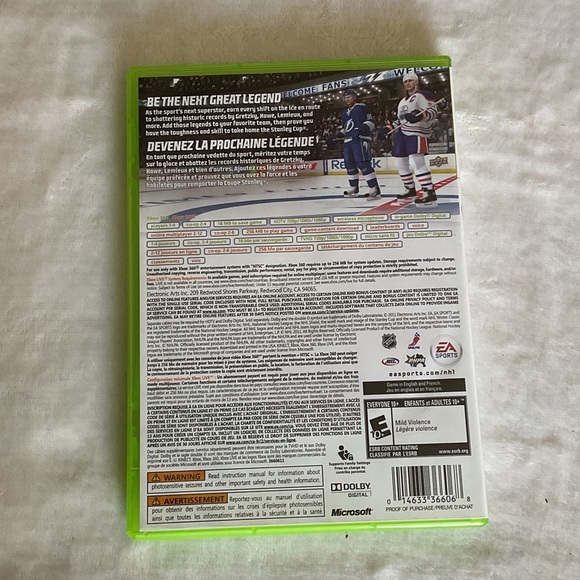 EA Sports NHL 12 for Xbox 360 - Green Case - Picture 2 of 3